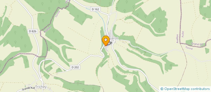 localisation de l'entreprise SCI TENNIS CLUB DE CRUZY LE CHATEL  CRUZY-LE-CHATEL