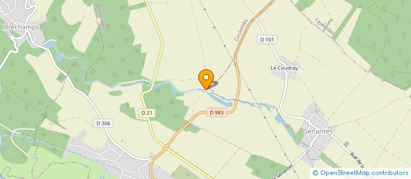 localisation de l'entreprise SCI TENNIS DE LA FORET à COULOMBS