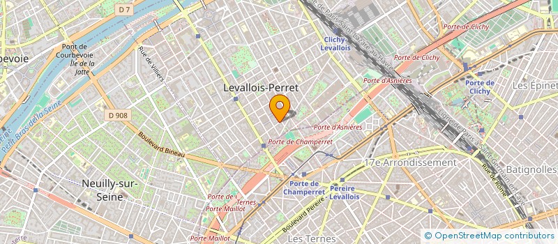 localisation de l'entreprise SCI TENOCHTITLAN à LEVALLOIS-PERRET