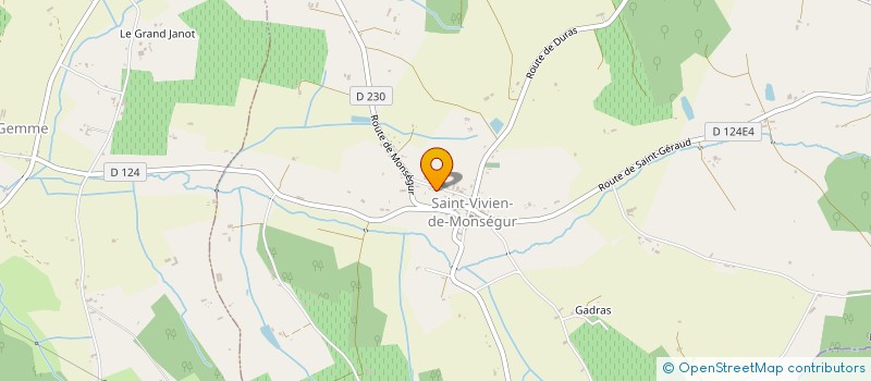 localisation de l'entreprise SCI TENOMIS  SAINT-VIVIEN-DE-MONSEGUR