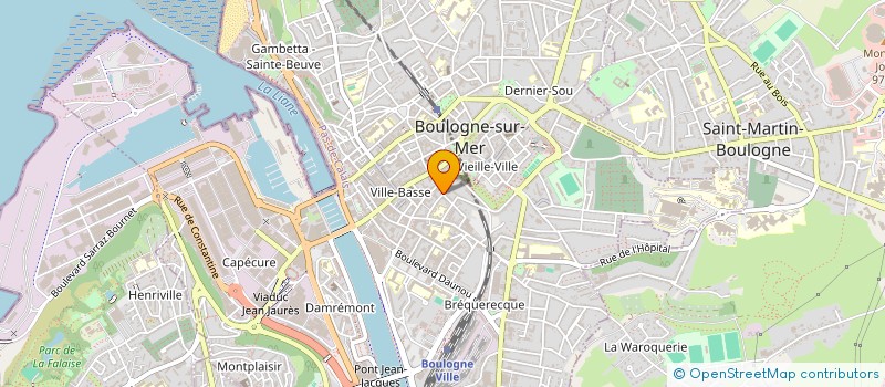 localisation de l'entreprise SCI TENREP à BOULOGNE-SUR-MER