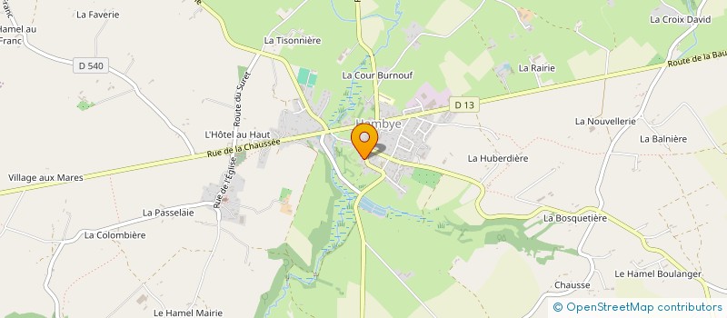 localisation de l'entreprise SCI TEO  HAMBYE