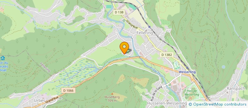 localisation de l'entreprise SCI TEO  FELLERING