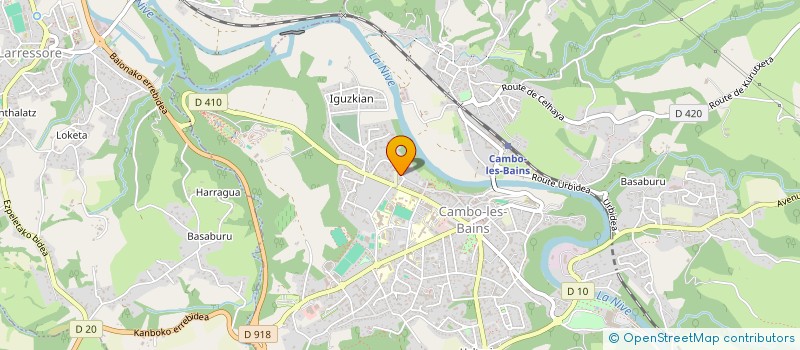 localisation de l'entreprise SCI TEO  CAMBO-LES-BAINS