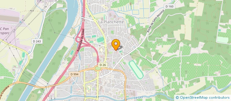 localisation de l'entreprise SCI TEO  BOLLENE