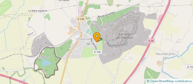 localisation de l'entreprise SCI TEOSAM à CHAILLOUE