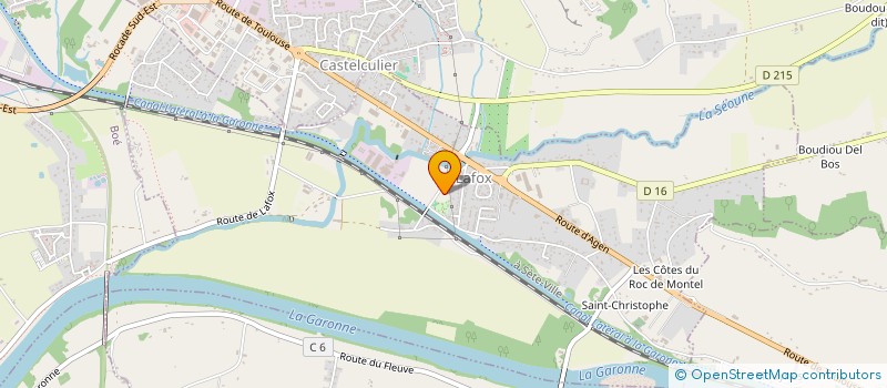 localisation de l'entreprise SCI TEOULERE  LAFOX