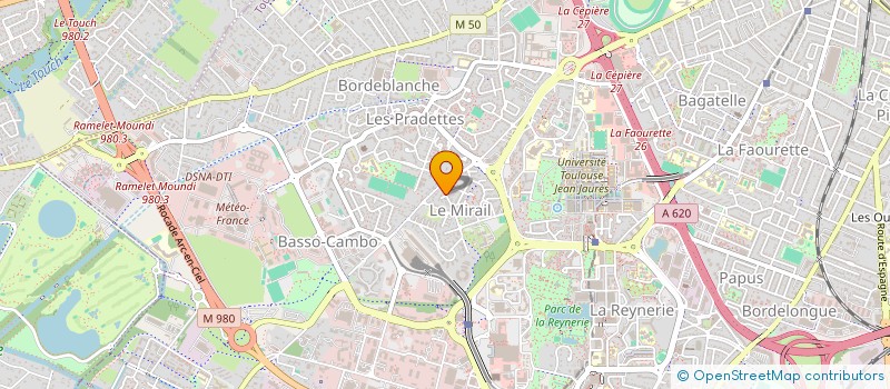 localisation de l'entreprise SCI TEP à TOULOUSE