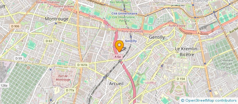 localisation de l'entreprise SCI TEPELI  ARCUEIL