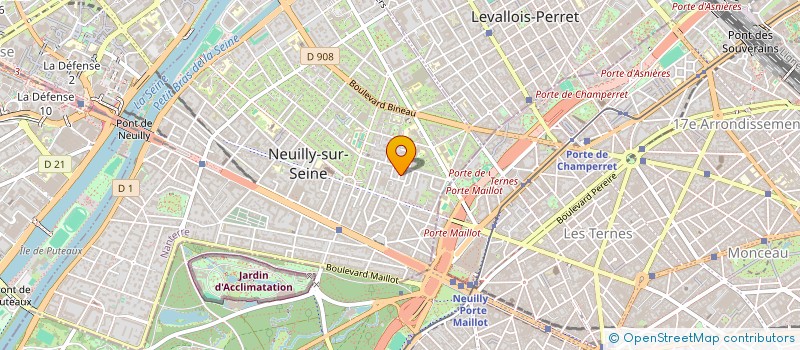 localisation de l'entreprise SCI TEPP à NEUILLY-SUR-SEINE