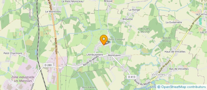 localisation de l'entreprise SCI TEPPES DES BRUYERES à LOUHANS