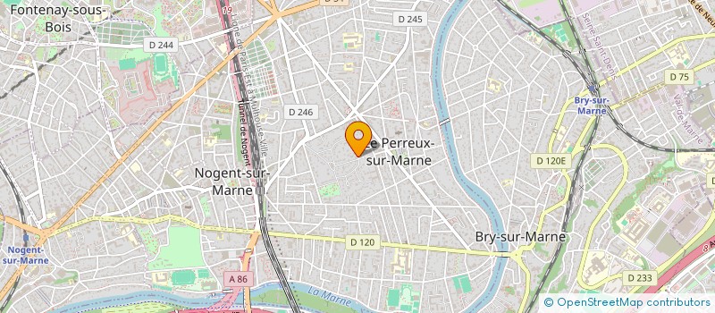 localisation de l'entreprise SCI TEQUILIBRE  LE PERREUX-SUR-MARNE