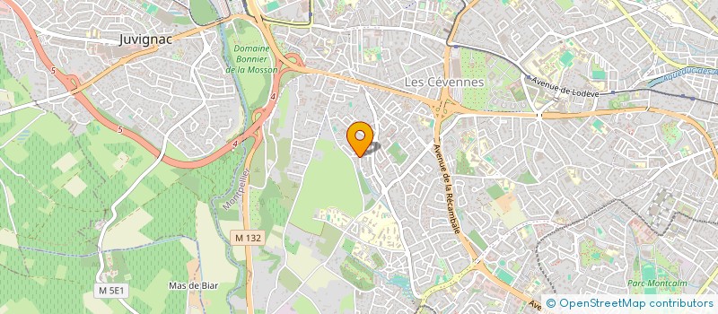 localisation de l'entreprise SCI TER à MONTPELLIER