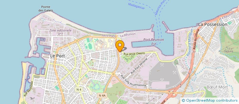 localisation de l'entreprise SCI TER à LE PORT