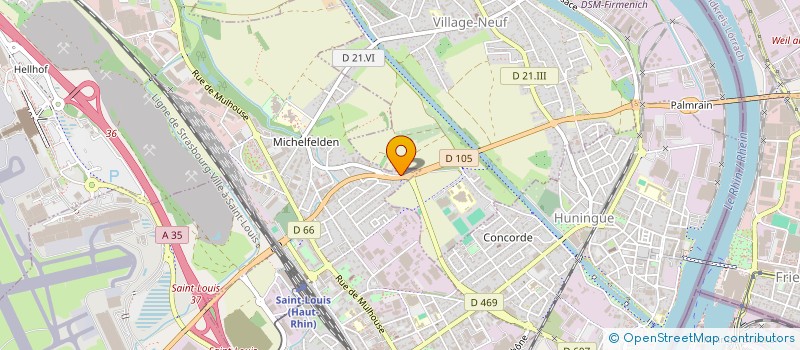 localisation de l'entreprise SCI TERA IMMO  SAINT-LOUIS