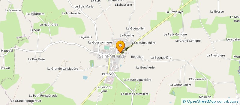 localisation de l'entreprise SCI TERANGA  SAINT-M'HERVE