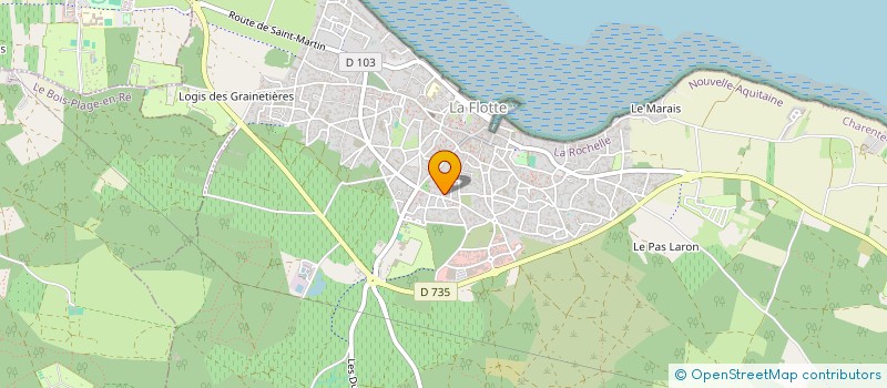 localisation de l'entreprise SCI TERANGA  LA FLOTTE