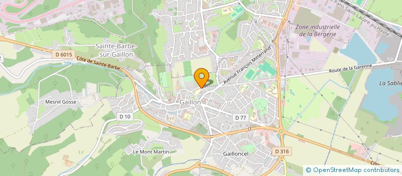 localisation de l'entreprise SCI TERANGA  GAILLON