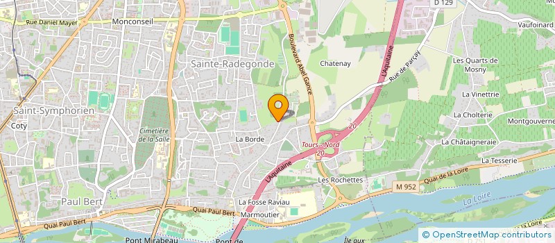 localisation de l'entreprise SCI TERATER  TOURS