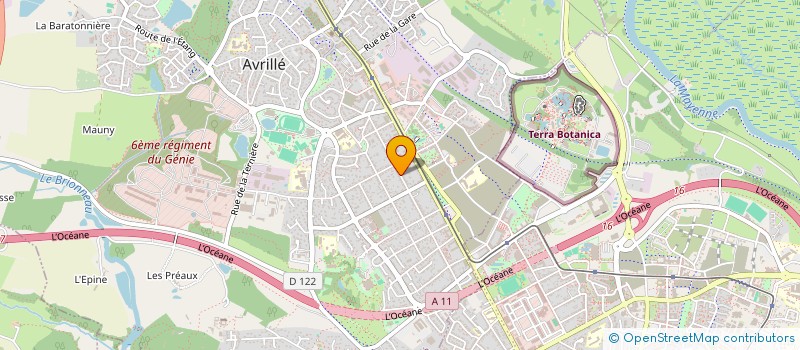 localisation de l'entreprise SCI TERAUC à AVRILLE