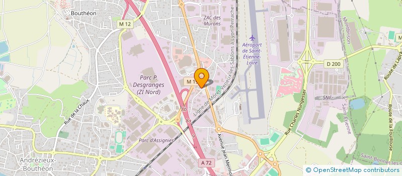 localisation de l'entreprise SCI TERCIAL  ANDREZIEUX-BOUTHEON