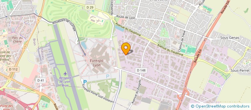 localisation de l'entreprise SCI TERCINE  VILLEURBANNE