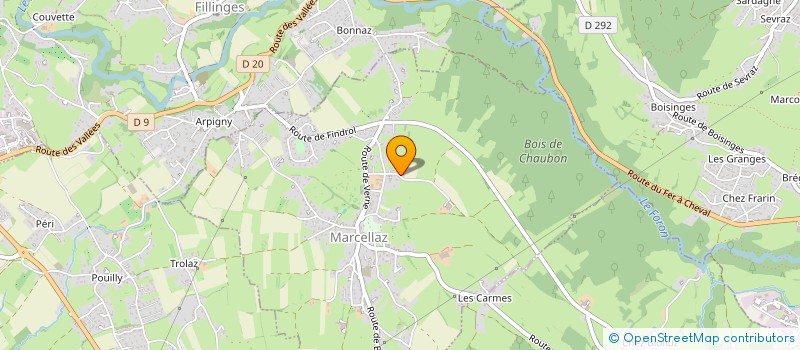 localisation de l'entreprise SCI TERELLIM  MARCELLAZ