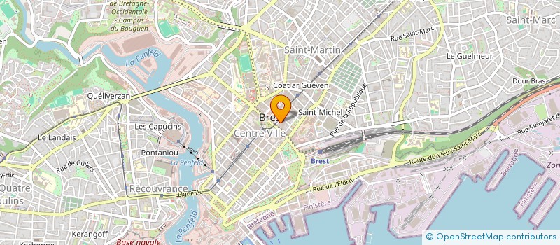 localisation de l'entreprise SCI TERENEZ  BREST