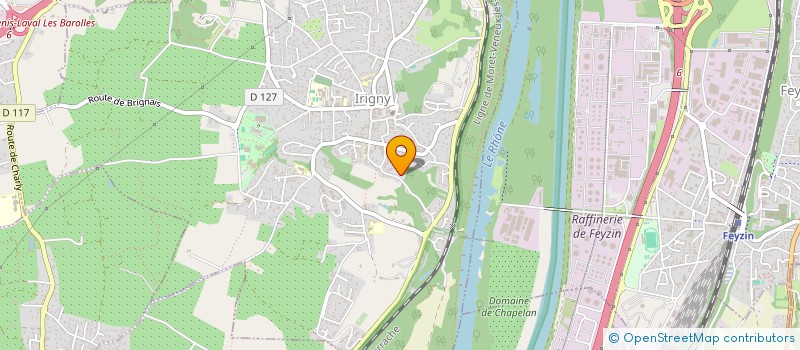 localisation de l'entreprise SCI TERENTJEV  IRIGNY