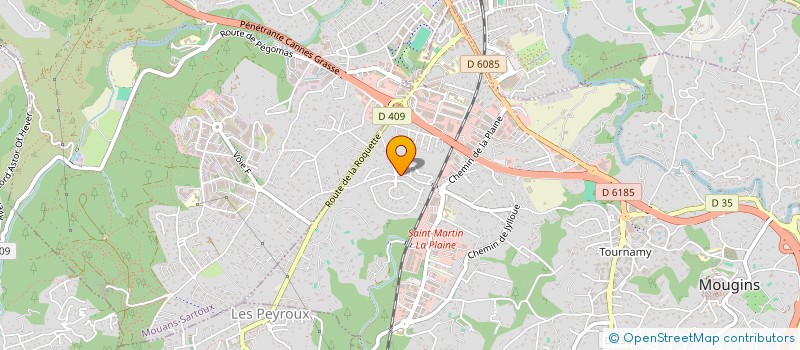 localisation de l'entreprise SCI TERESA à MOUGINS
