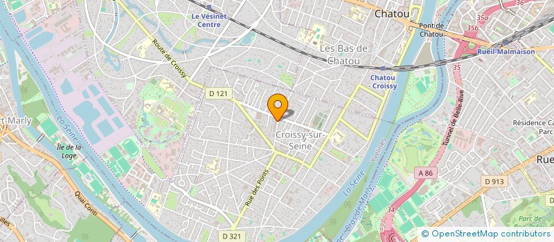 localisation de l'entreprise SCI TERESA  CROISSY-SUR-SEINE