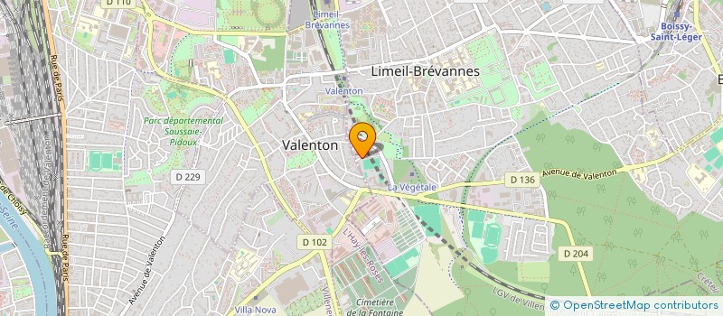 localisation de l'entreprise SCI TERESE & ANGELO à LIMEIL-BREVANNES
