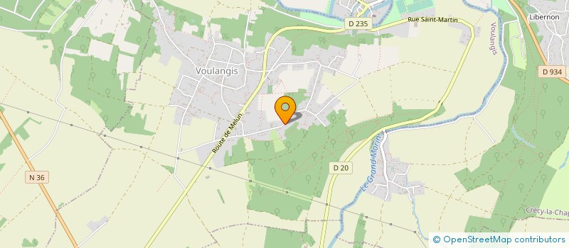 localisation de l'entreprise SCI TERESITA  VOULANGIS