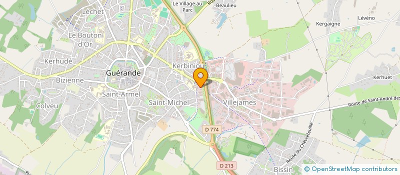 localisation de l'entreprise SCI TERET  GUERANDE