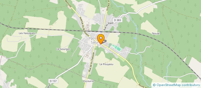 localisation de l'entreprise SCI TEREZA IMOVEL  YGOS-SAINT-SATURNIN