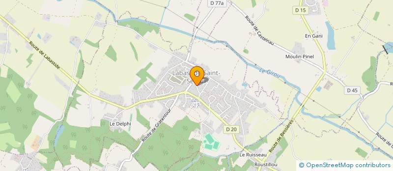 localisation de l'entreprise SCI TERIE  LABASTIDE-SAINT-SERNIN