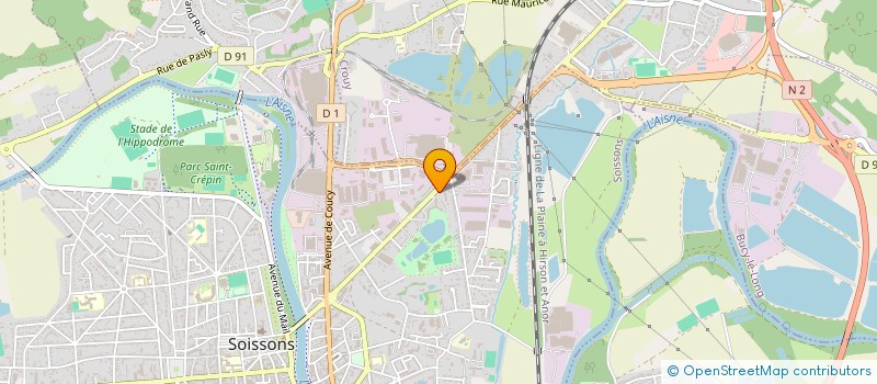 localisation de l'entreprise SCI TERIMMO à SOISSONS