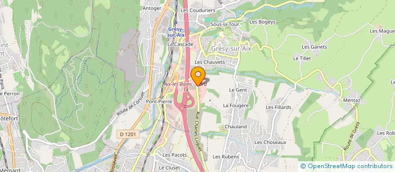 localisation de l'entreprise SCI TERLAC  GRESY-SUR-AIX