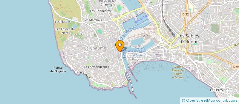 localisation de l'entreprise SCI TERMER à LES SABLES D'OLONNE