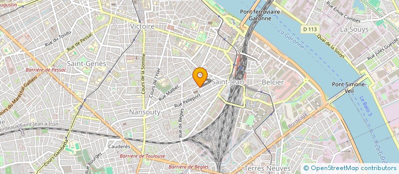 localisation de l'entreprise SCI TERMER  BORDEAUX