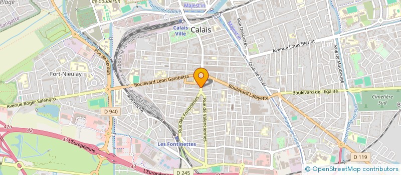 localisation de l'entreprise SCI TERMINAL IMMOBILIER  CALAIS