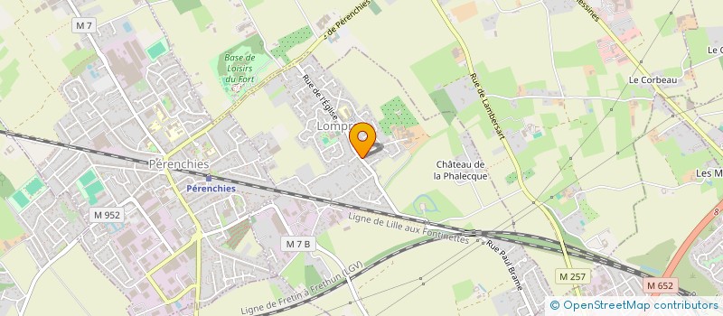 localisation de l'entreprise SCI TERNAUX  LOMPRET