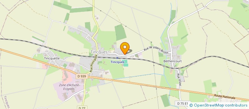 localisation de l'entreprise SCI TERNE  TINCQUES