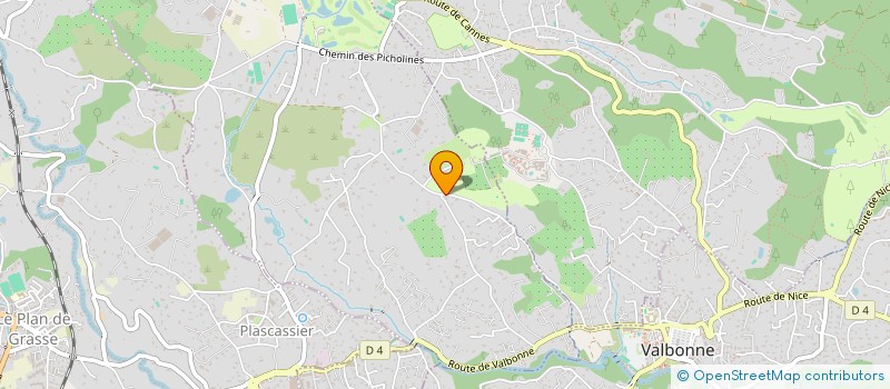 localisation de l'entreprise SCI TERNES 106  CHATEAUNEUF-GRASSE