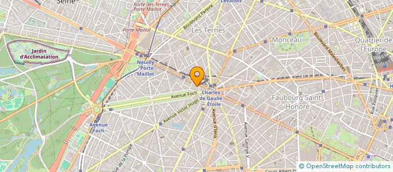 localisation de l'entreprise SCI TERNES CLICHY  PARIS