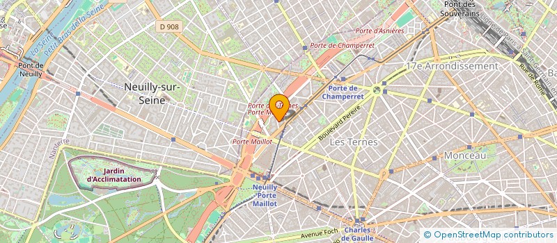 localisation de l'entreprise SCI TERNES MAAREK  PARIS