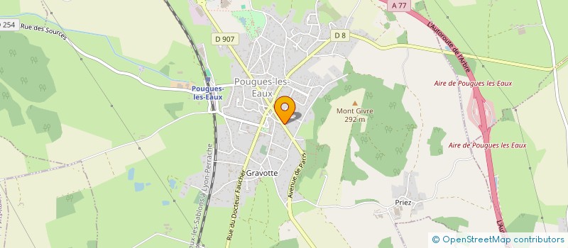 localisation de l'entreprise SCI TERONGIS  POUGUES-LES-EAUX