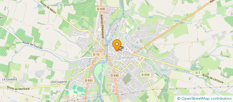 localisation de l'entreprise SCI TERORA  CONDOM