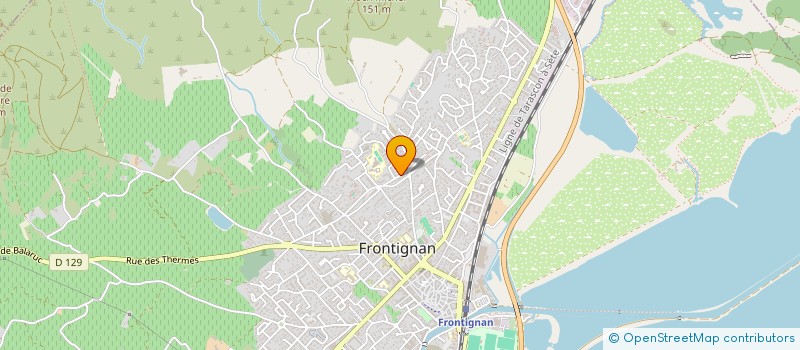 localisation de l'entreprise SCI TERPEFI à FRONTIGNAN