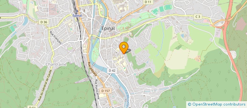 localisation de l'entreprise SCI TERR-IMMO à EPINAL